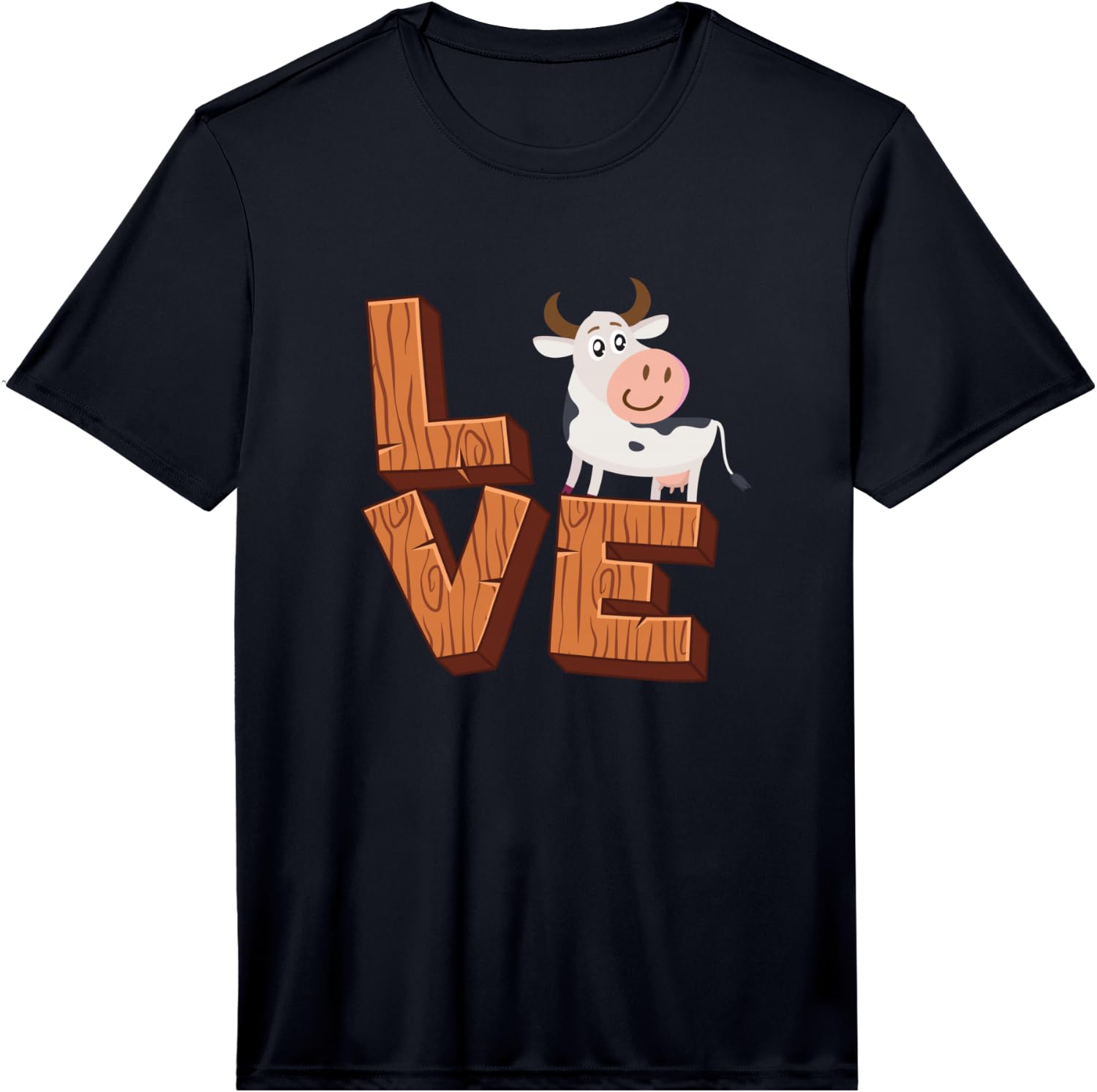 Love Cows Funny Cow Farm Dairy Farmer Gift Idea Performance Unisex T-Shirt XXXXL