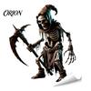 Weather Resistant Glass Ornaments Halloween Ghost Skeleton Grim Reaper Static Window Clings, Horror Break Through Spooky Theme Decals Decals,