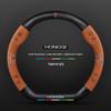 Genuine Leather Suede Carbon Fiber Steering Wheel Cover for Hongqi H5/H9/EQM5/H7/EHS9
