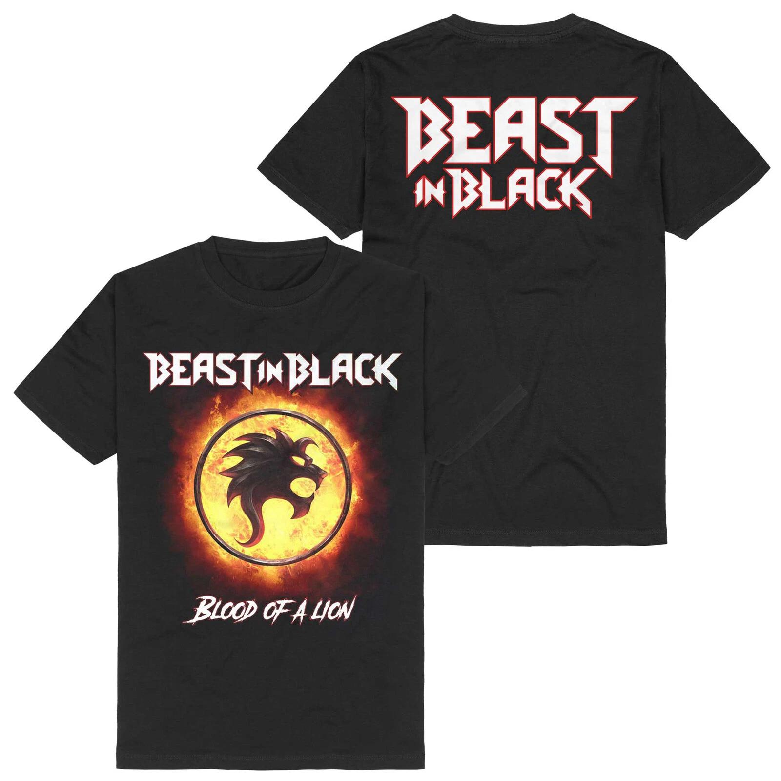 Beast In Black Blood Of A Lion Shirt S-XXL T-Shirt Official Metal Band Tshirt S
