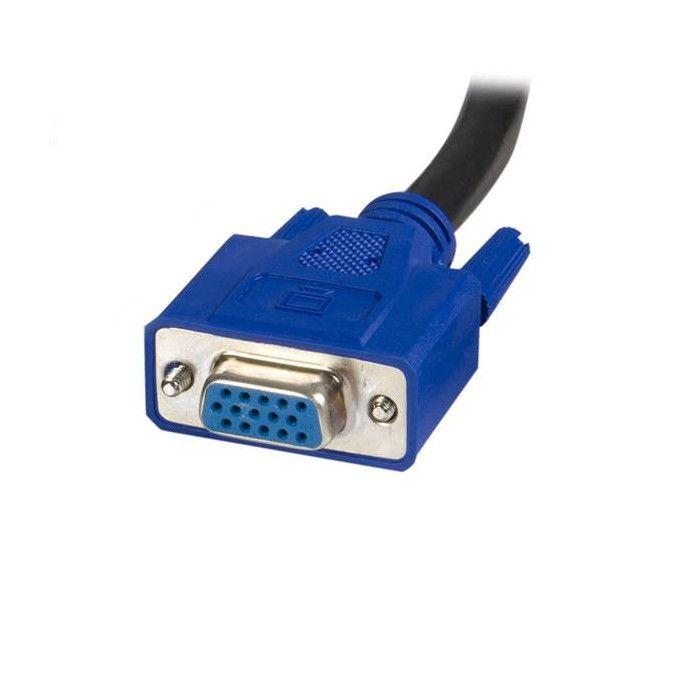 Câble KVM - StarTech - 1.80m - USB 2 en 1 - HD-15 (VGA) - Câble clavier/souris/vidéo