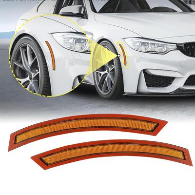 Geel Glas Voorbumper Zijmarkeringsreflector Voor BMW X5 2014 2015 2016