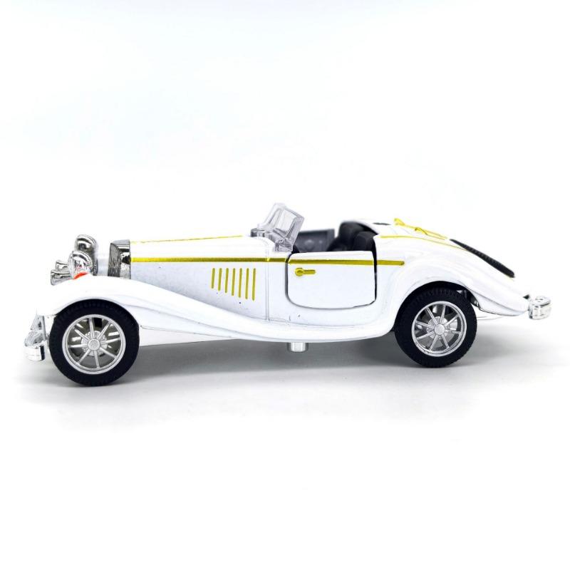 1PC 1:38 alloy classic car retro 500K car model static collection gift cake ornament