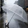 Manufacturer wholesale 1-1 year old bubble umbrella kindergarten baby umbrella cartoon safety children transparent umbrella light straight umbrella