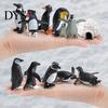Rostfrei 11 Stück/Set Pinguin Modell Kleinste Details Sammlerstück Massiv Antarktische Tiere Figur Spielzeug Kombi für Regal Dekor