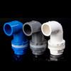 20~50mm Zwart/Blauw/Wit Aquarium Connector PVC Waterdichte Pijp Stomp Vistank Rechte Koppeling Verbinding Vistank Gereedschap Accessoires