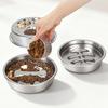 Stainless Steel Slow Feeder Dog Bowl Anti-Choking Anti-tip Non-slip Slow Eating Pet Feeding Bowl for Small Medium Breed Dogs Cats