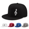 Treble Clef Music Symbol Baseball Cap Polyester Adjustable Hip Hop Style Snapback for Adults