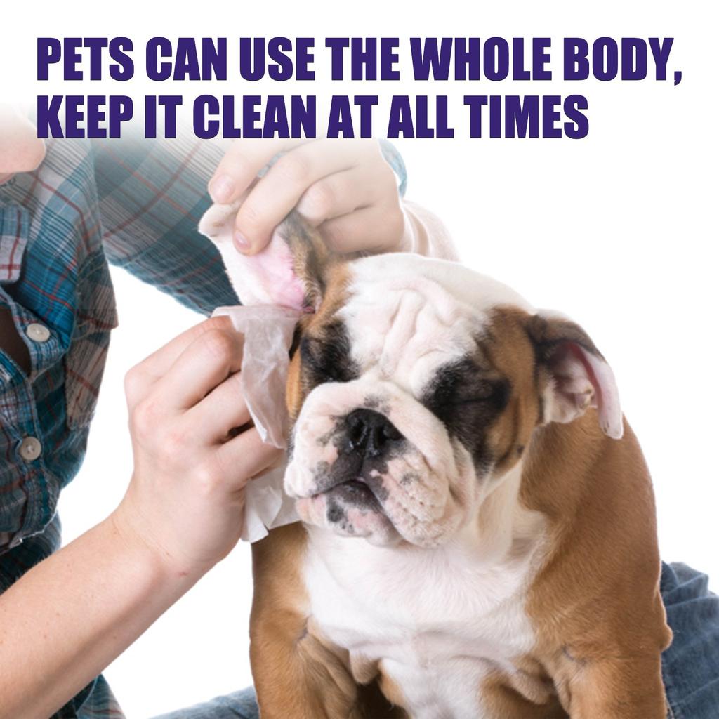 Pet Cleaning Wet Wipes- Cleaning Duster Wet Wipes Disposable Non-woven Cleaning Wet Wipes Cleaning Products 5ml