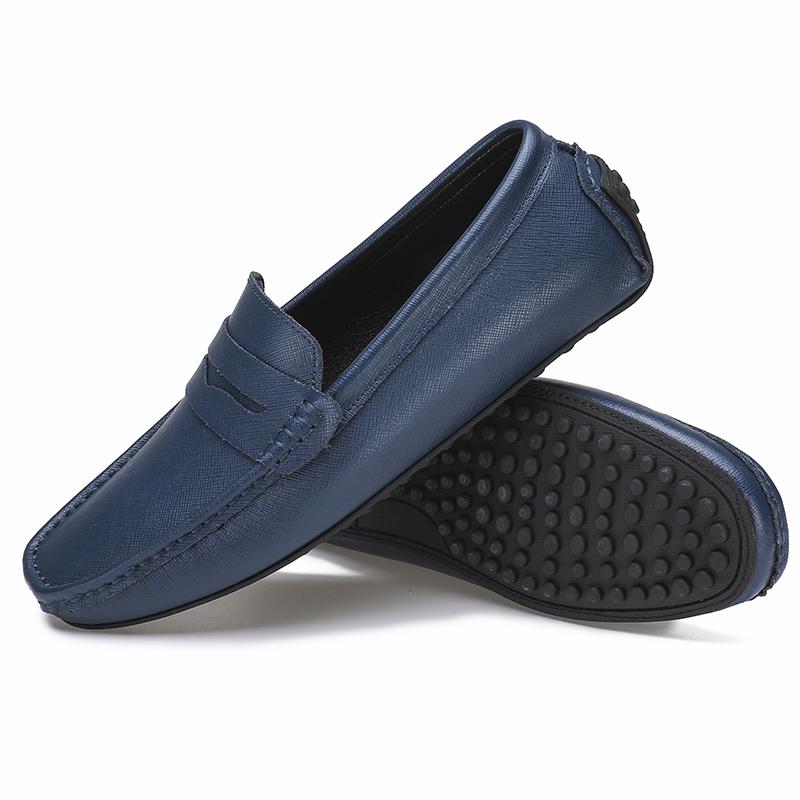 Fashion High Quality Moccasins Luxury Brand Loafers Men's Genuine Leather Shoes Designer Shoes Soft Sole Comfortable Casual Dress Shoes