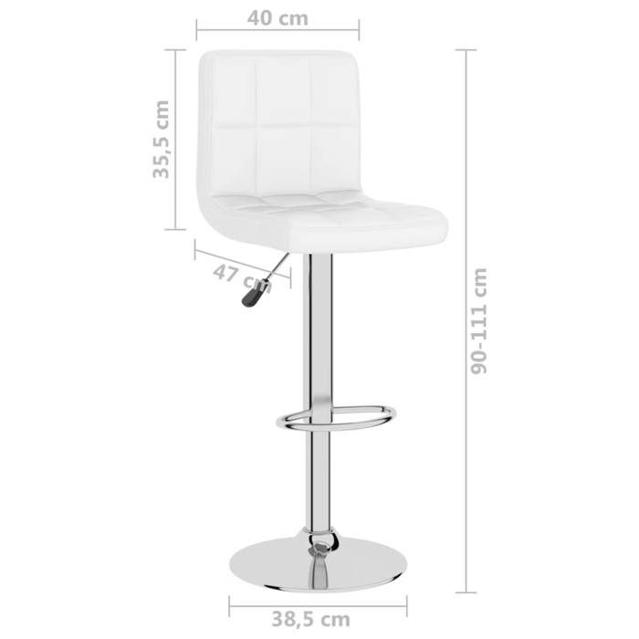 VidaXL Bar Stool Pub Seat Swivel Bar Chair Counter Stool Bistro Seat Pub Chair Home 334219