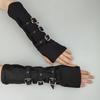 30cm Arm Sleeves Punk Style Gloves Fashion Fingerless Gloves  Cosplay Stage Performances