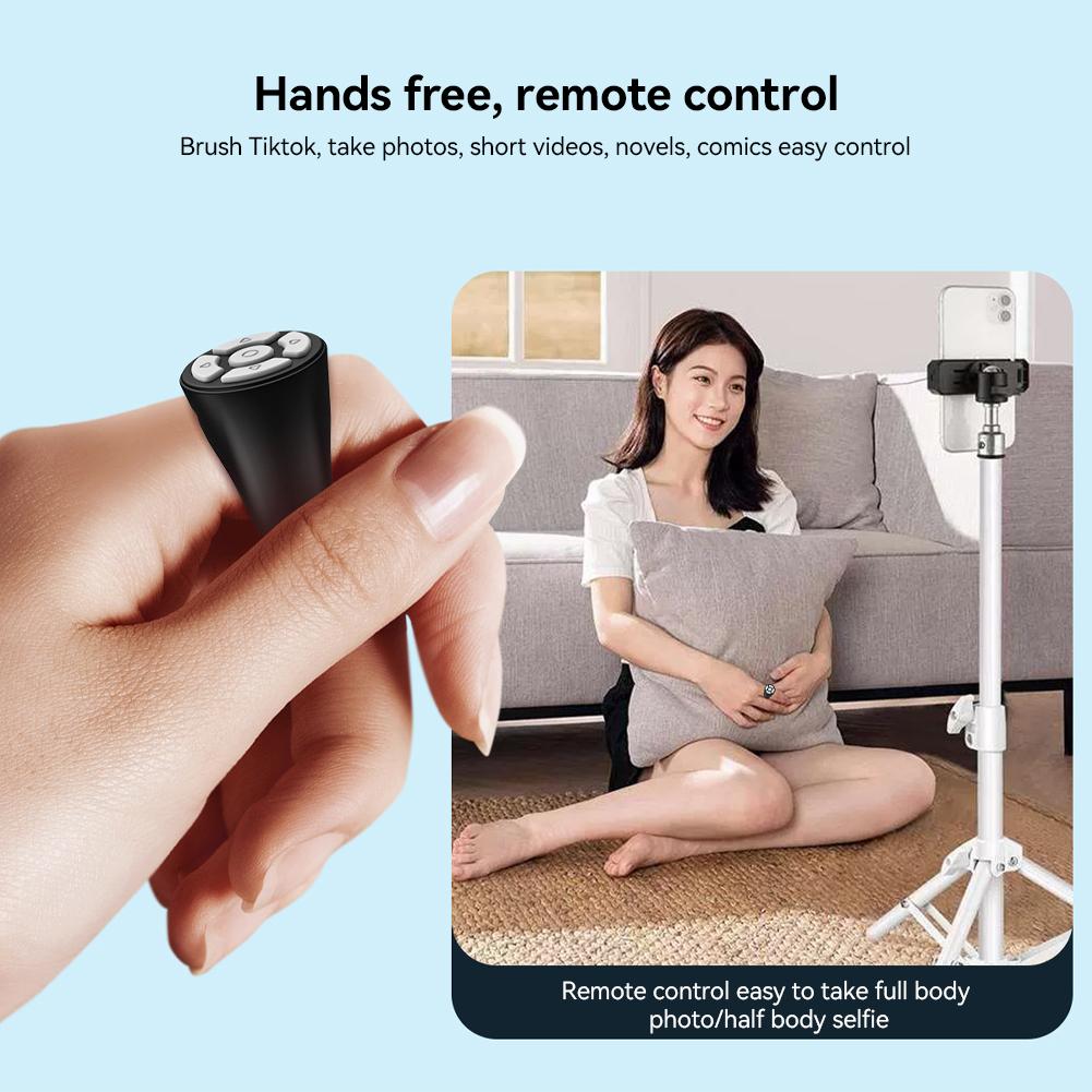 Control Scrolling Portable Remote Blutooth Finger Remote Mobile Phone Video Remote Control Selfie Stick Automatic Page Fingertip Camera Controller