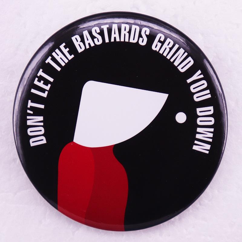 The Handmaid s Tale Badge: Novel-Inspired Tinplate Brooch