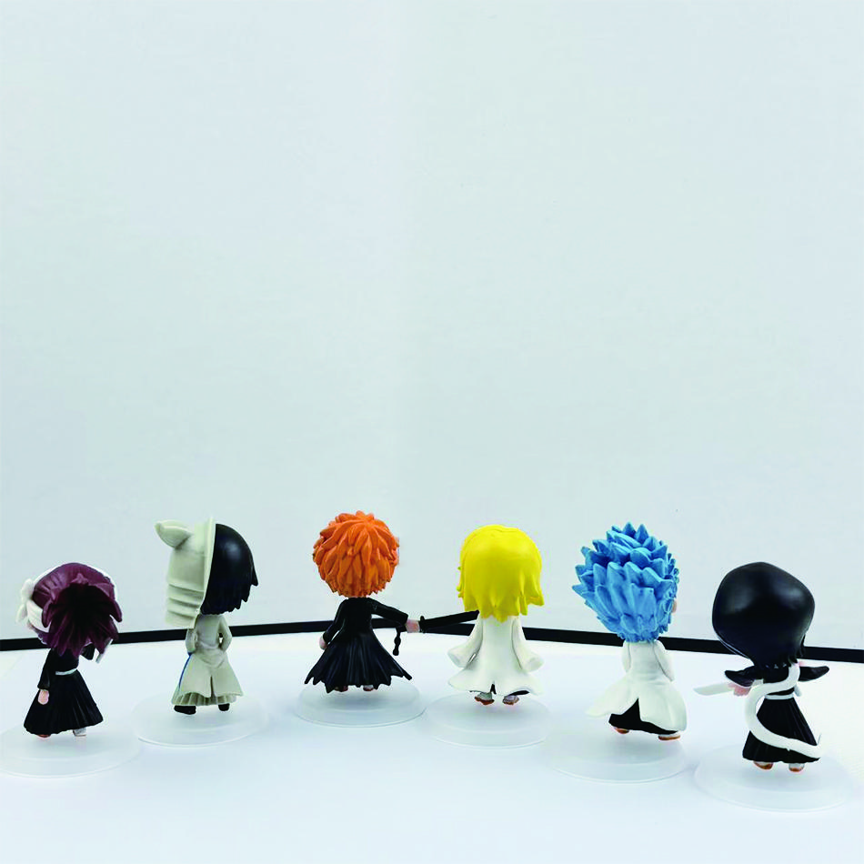 BLEACH Action Figure Cool Cute Anime Figure Toy Doll Model Desk Decoration For Kid Birthday Gifts Q Version Figurine P