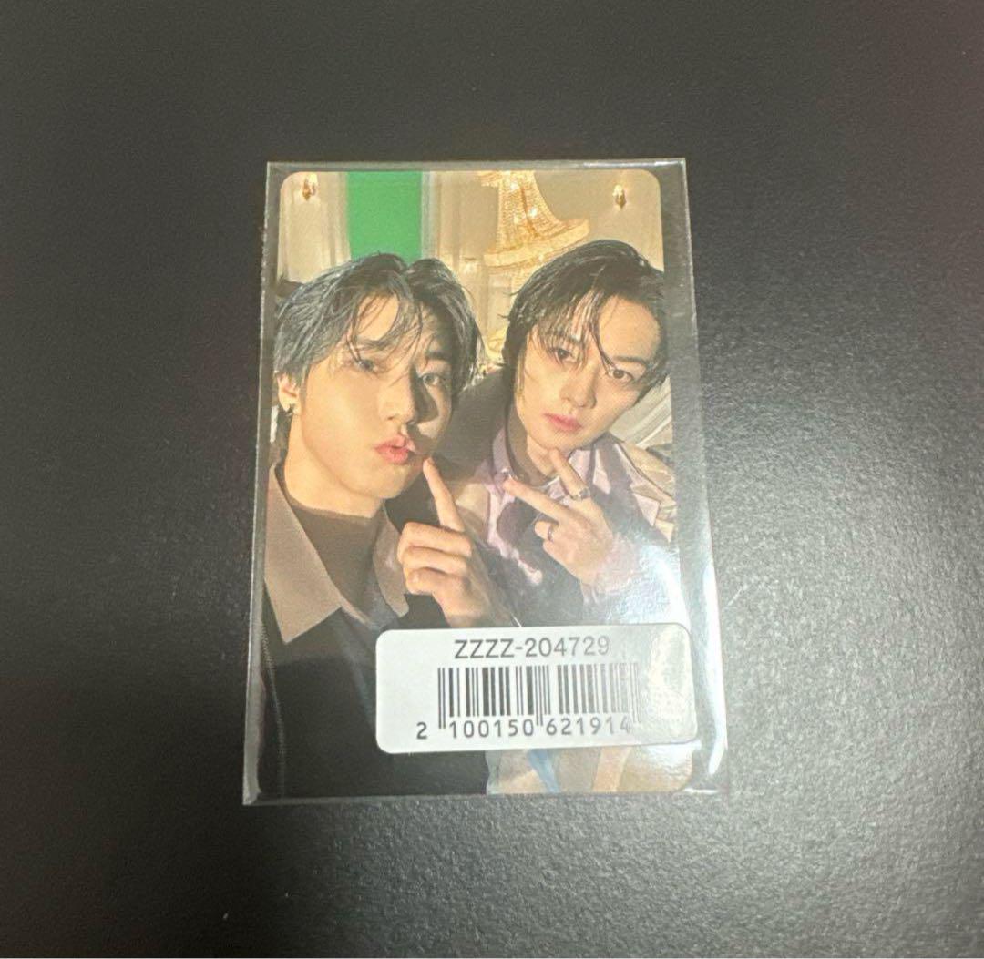 

[Б/У] Полая FC Edition Юнитная торговая карточка Stray Kids Рино Хан Мисо