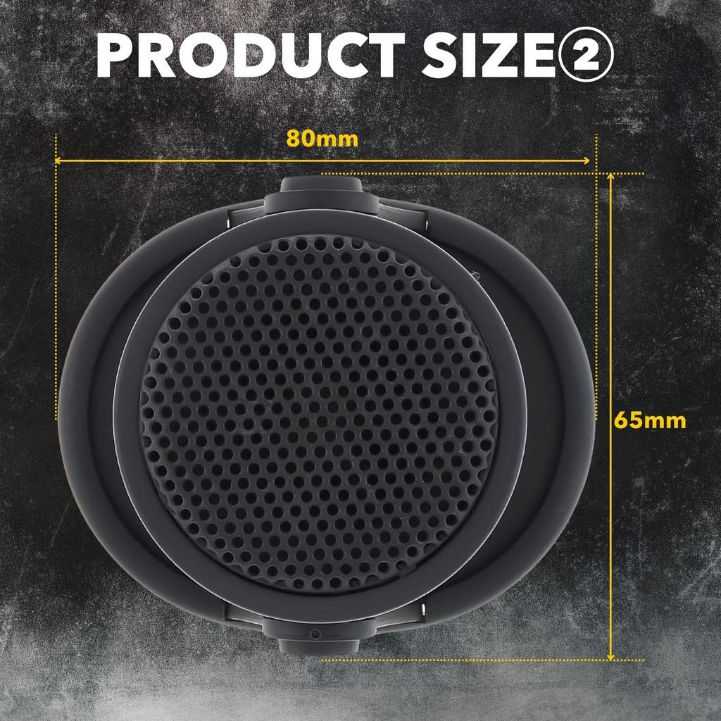 Calm Wish Car Car Directional Mini Compact Custom Universal Fit Speakers, Audio, Subwoofer, Tweeter, Satellite, Stereo, 4-Piece Set,
