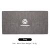 T23-Car Logo Wash Clean Towel Microfiber Cleaning Drying Cloth For Volkswagen VW Tiguan CC Jetta Polo Golf Passat Scirocco Touareg