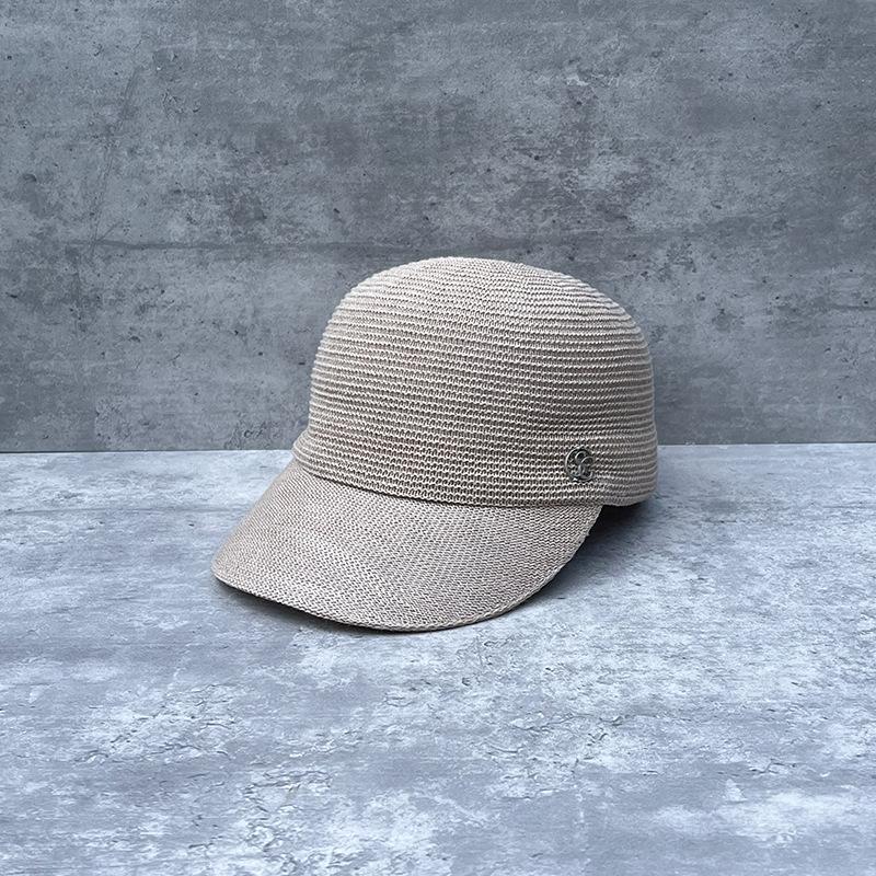 25 Spring And Summer Travel Sunshade Baseball Cap Showing Face Small Sunscreen Peaked Cap Versatile Equestrian Hat Tide M（56-58cm）