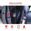 1-4pcs Universal LED Car Opening Door Safety Anti-collision Lights Magnetic Sensor Strobe Flashing Alarm Lights Parking Lamp Neon Lights 4