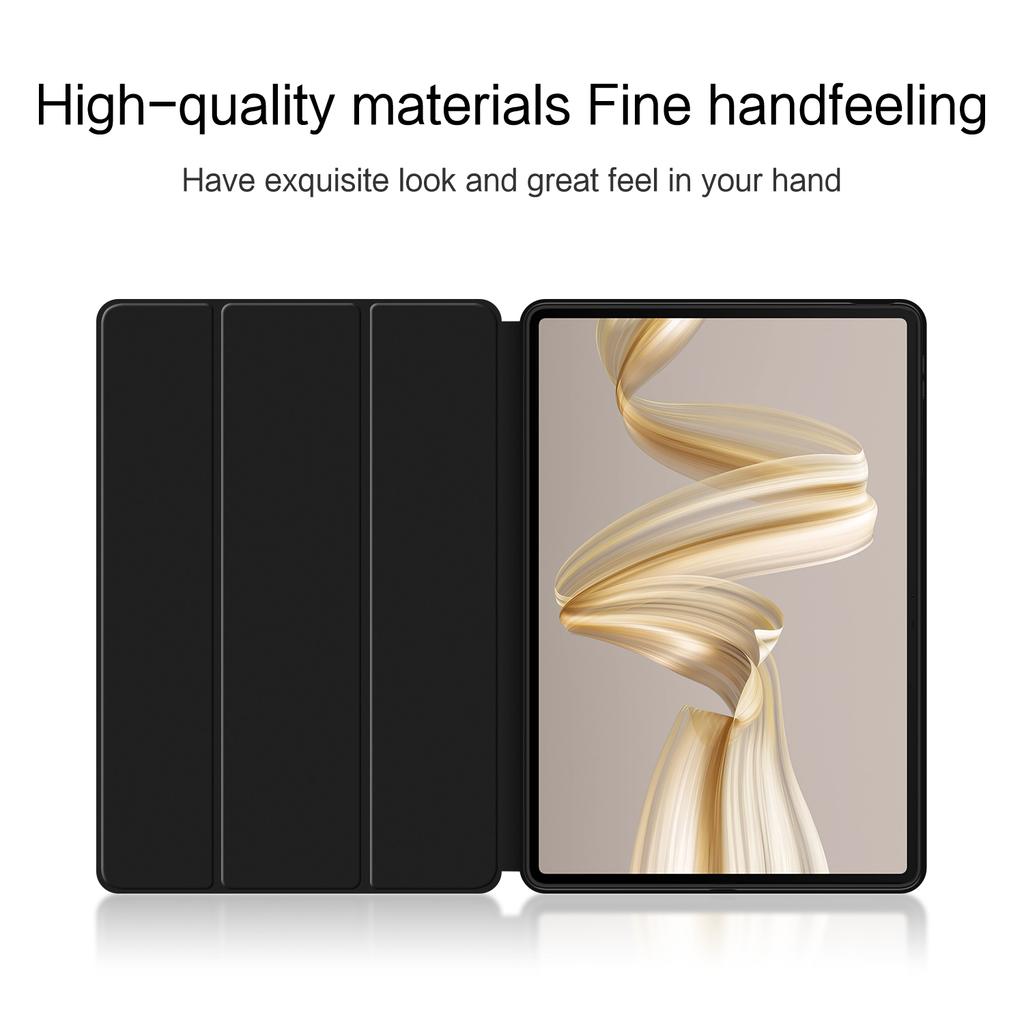 For Huawei MatePad Pro 12.2 (2024) Case PU Leather TPU Back Trifold Stand Tablet Cover