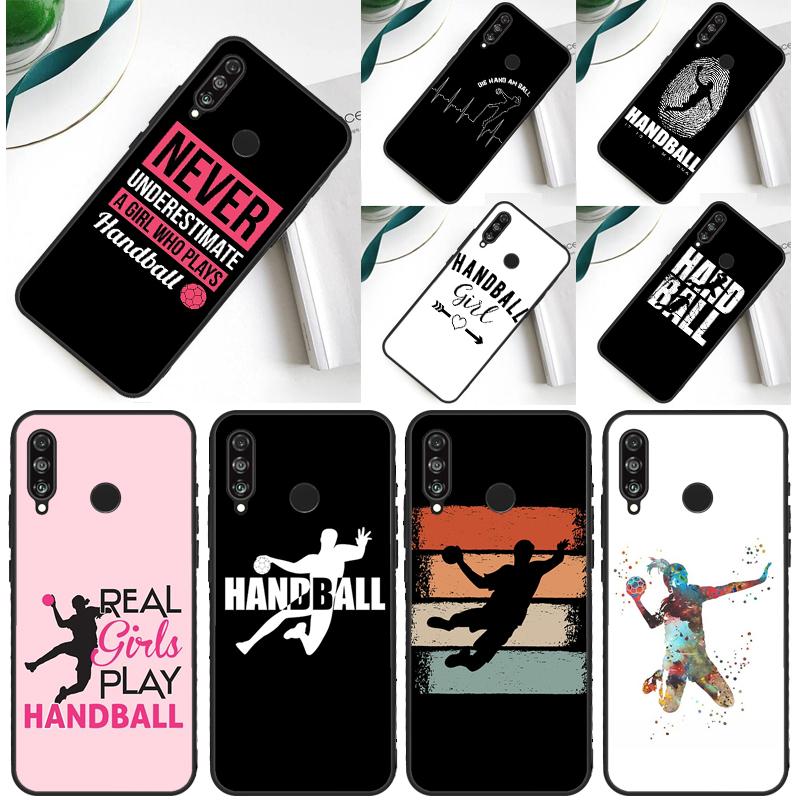 Stylish Playing Handball For Huawei Nova 7i 8i 11i 12i 12s 9 10 SE Y91 Y90 Y60 Y70 Y72 Y61 P30 P40 Lite P60 Pro Case
