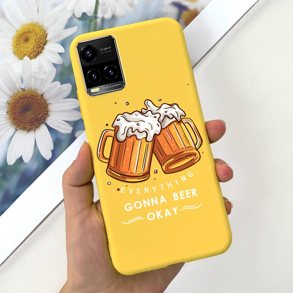 For Vivo Y21 2021 Case V2111 Cute Astronaut Duck Soft Silicone Cover For Vivo Y21s Y33s 4G Y21t Y33t Y21A V2110 V2135 V2109 Case