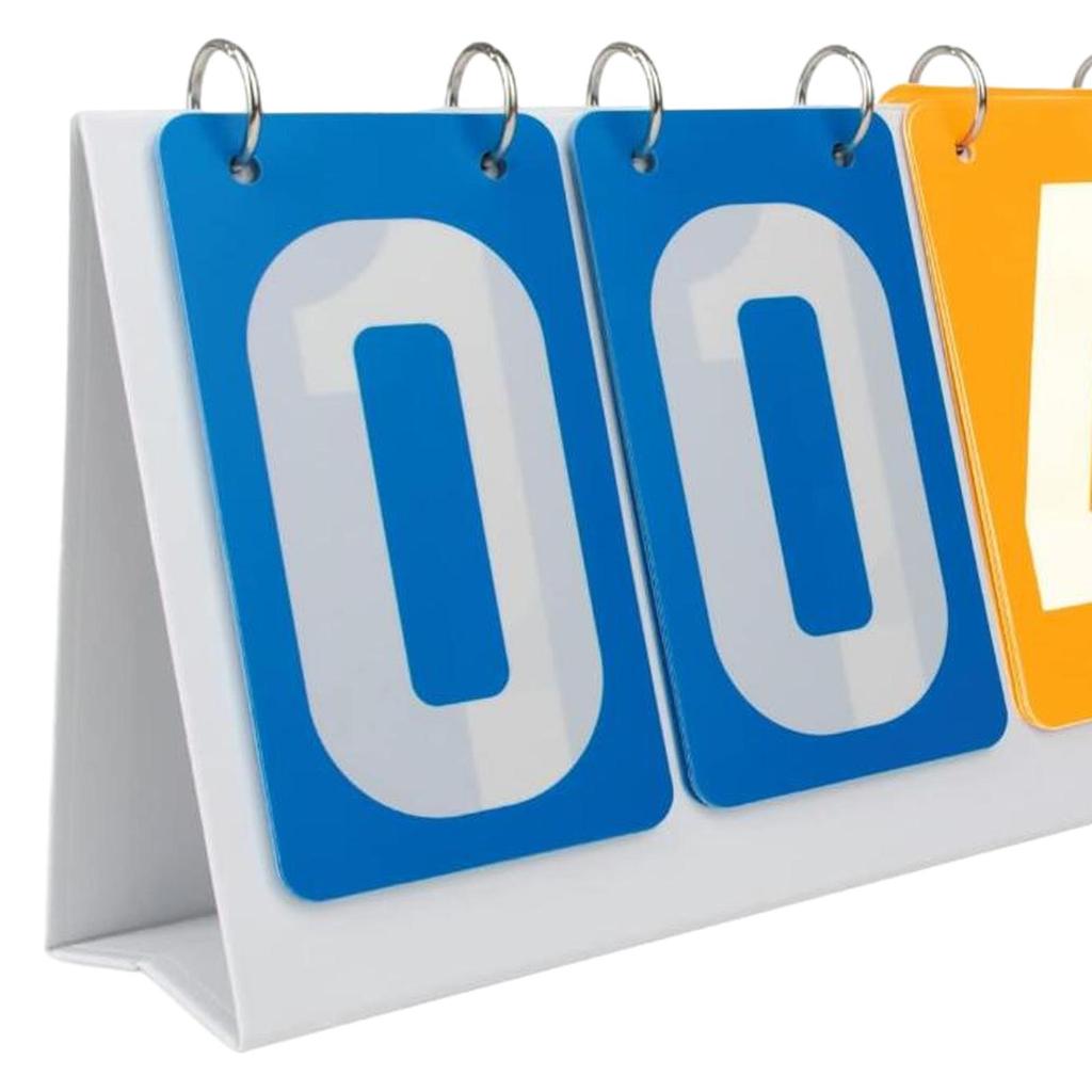 Flip Number Score Board Competition Scorekeeper Table Score Flipper for Baseball Football Volleyball Basketball Tennis Ball