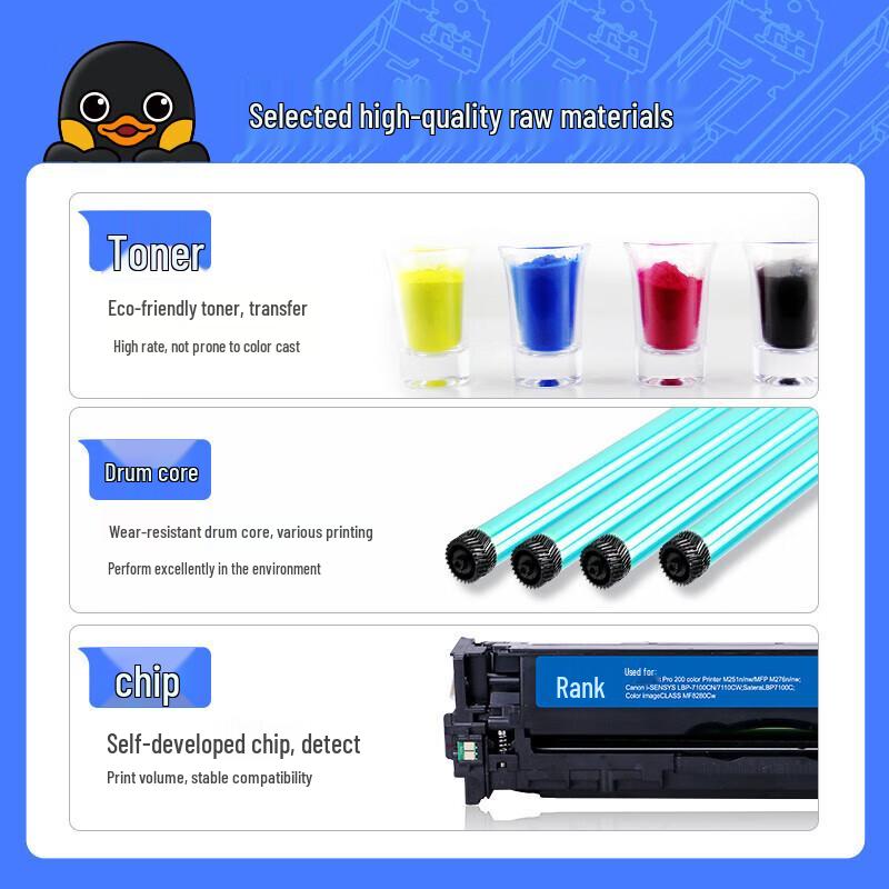 Generic CF210A 131A Four-Color Toner Cartridge Set