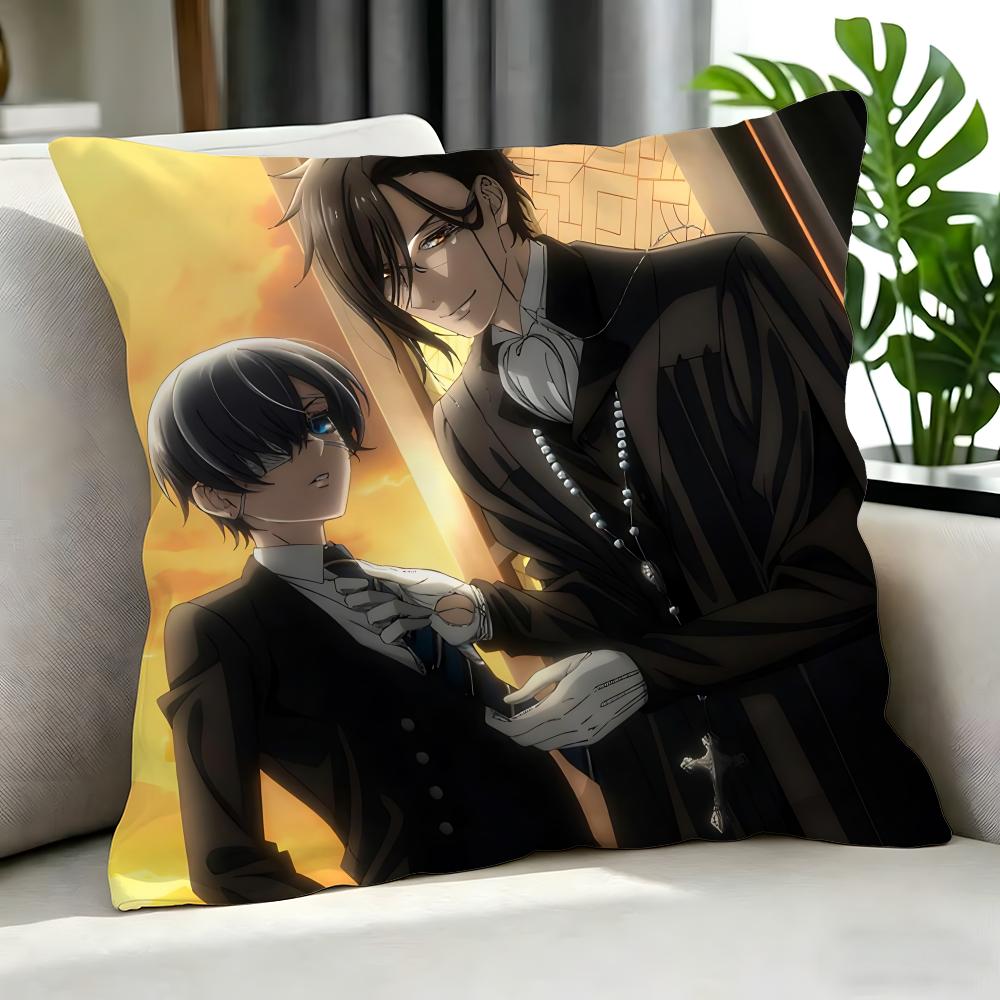 anime Black Butler Public School Arc Cushion Cover Cushion Cover Set Pcs x x x Pillowcase Decorative Sofa HomeDecor
