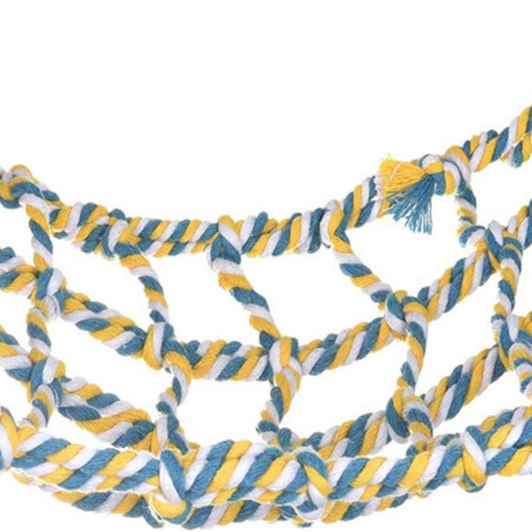 

Игрушечный гамак для домашних животных, сетка для хомяка, белки, щенка, веревочная сетка для дома, балкона, гамак, красочная тканая сетка для скалолазания, сетка для попугаев и птиц