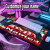Custom Name Personalized football team Pattern Mousepad, Laptop PC Desk Mat, Decorative Desk Mat for Home Keyboard Pad Gift