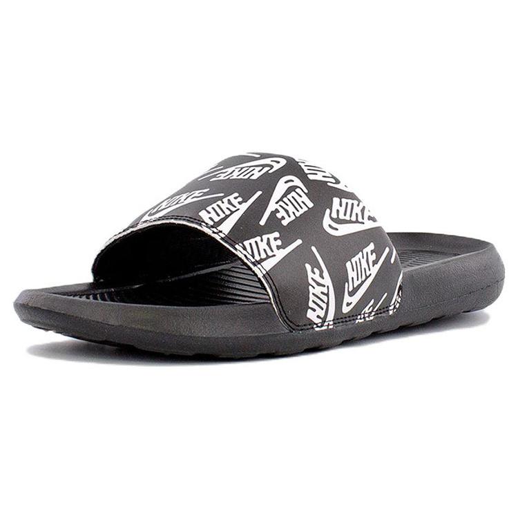 Nike Victori One Slide 'Repeat Logo - Black White' Men's CN9678-008