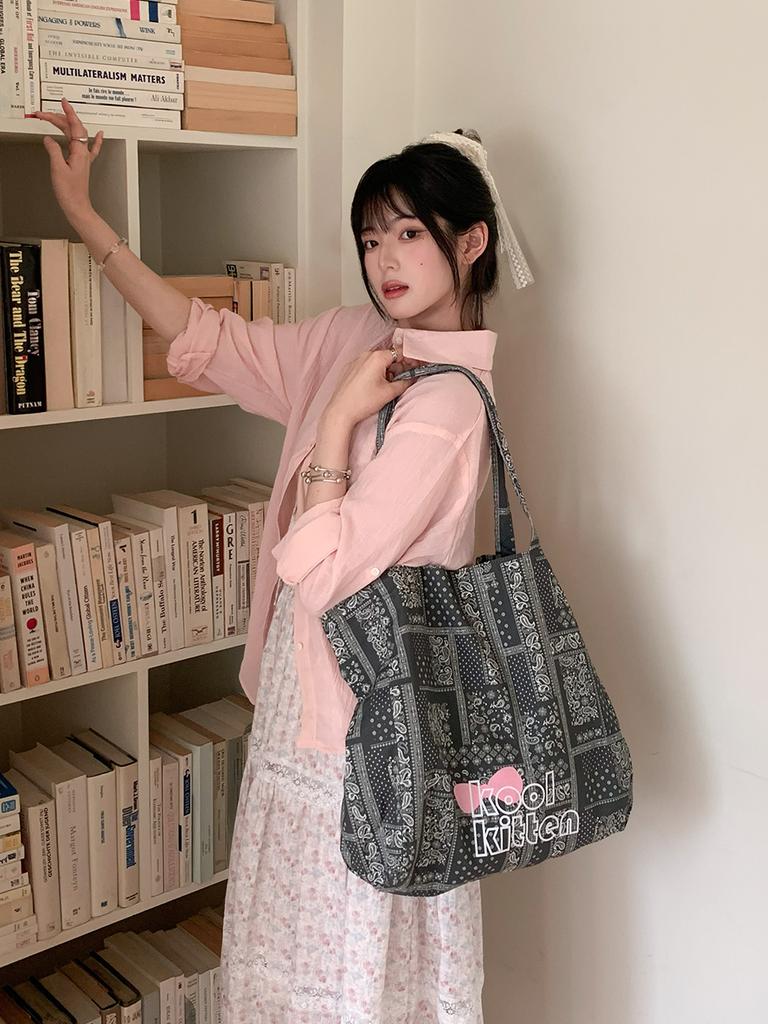 Koolkitten Kitsch Paisley Tote Bag 2 Colors