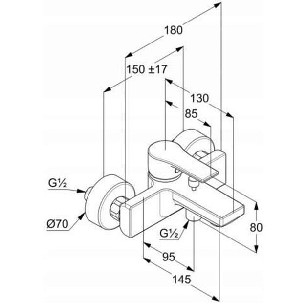 Смеситель Kludi Zenta SL 486700565