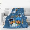 P-POCOYO Elly Pato Fred Lula Sleepy Bird (2) Blanket Quality Warm Soft Throw Blanket Spring Picnic Bedroom Novelty Bedspread