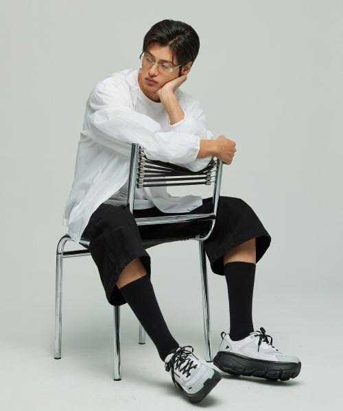 [AKIII CLASSIC] Bumper Trainer Whitestone Black [AKALAUW08463]