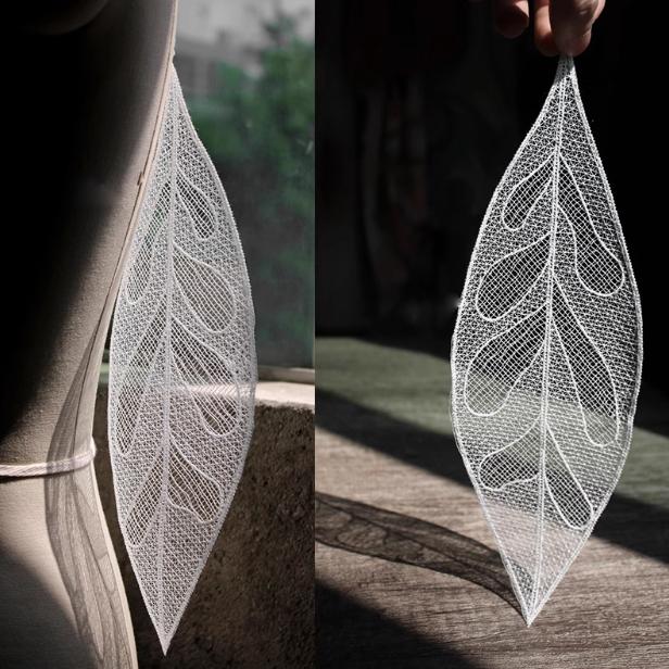 

5 шт. Прозрачные листья Сетчатая вышивка Нашивка для ремонта Аппликация Платье Сумки Аксессуары Швейная нашивка Украшение