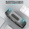 M8 Cool Robot Design Bluetooth Speaker LED Rhythm Flash Wireless Loudspeaker FM Radio Alarm Clock TF Card Support Subwoofer