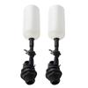 2Pcs Water Float Valve Adjustable  Water Filter Float 1/2" Automatic Fill Stop