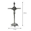 Cross Crucifix Wall Statue Figurine Tabletop Prayer Standing with