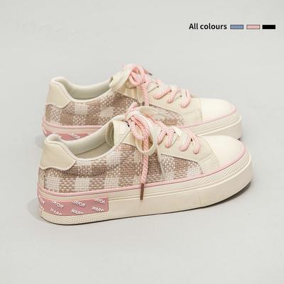 Canvas Shoes Spring Breathable New Platform Cute Casual Shoes Sports Board Shoes