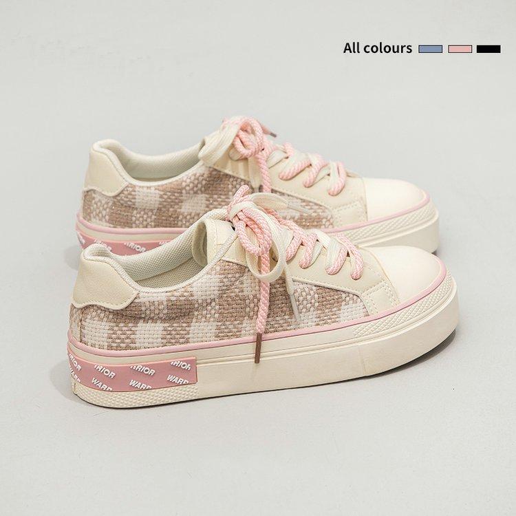 Canvas shoes spring breathable new platform cute casual shoes sports board shoes