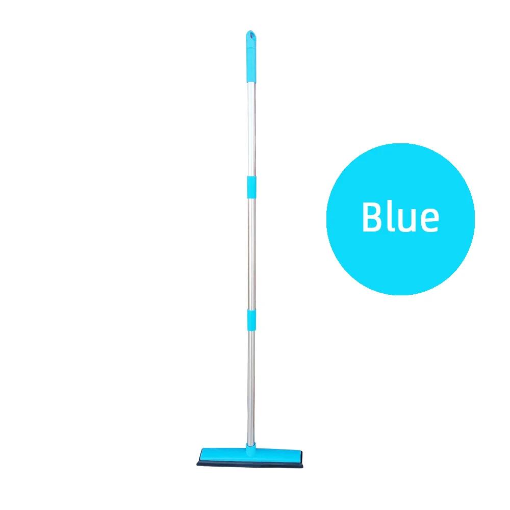 Pet Hair Rubber Broom Floor Brush for Carpet Dog Hair Remover with Built In Squeegee Silicone Broom Hair Remover Cleaning