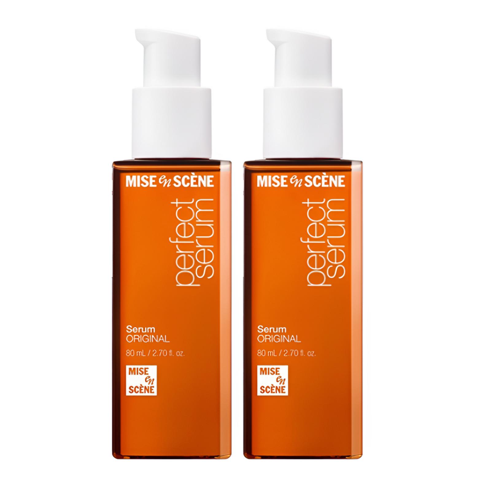 Mise-en-Scène Perfect Original Hair Serum Nourishing & Shine Hair Oil 80ml × 2 Set 80ml × 2 (Total: 160ml)