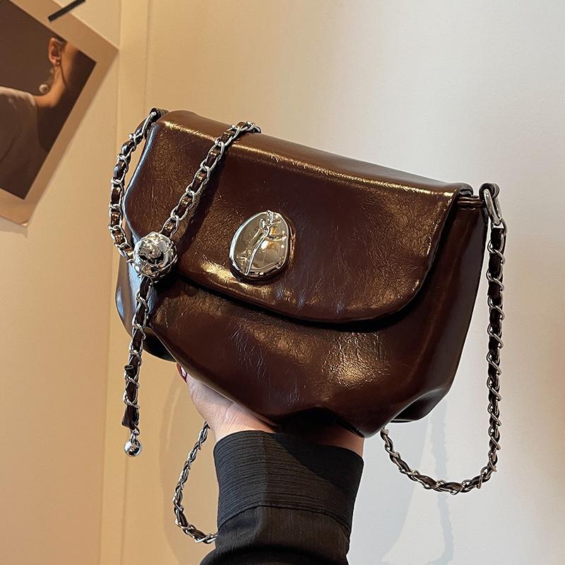 

Женская мода цепочки сумки через плечо простой дизайн застежка универсальная сумка на плечо корейский модный женский дорожный набор для поездок на работу и отдыха