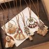 Bohemia Ethnic Style Long Necklace Retro Exotic Style Tassel Sweater Chain Small New Chinese Style Ornament Women