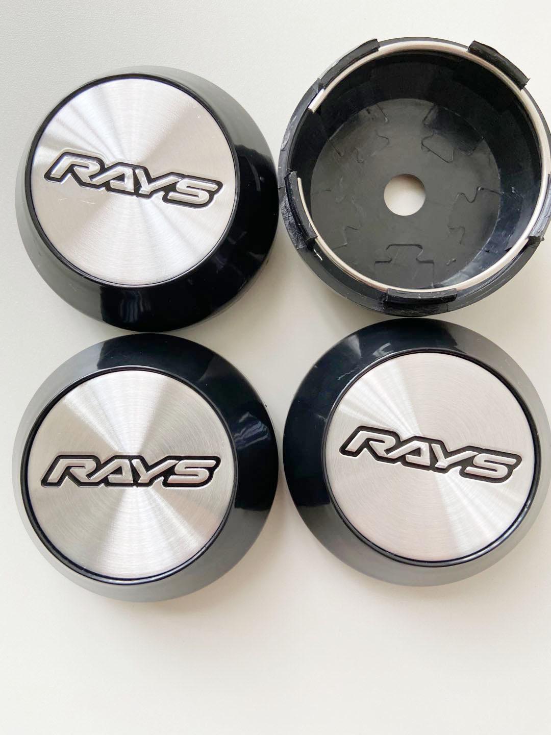 

4PCS/Lot 65MM Car-Wheel-Center-Hub-Caps-for RAYS-VOLK Emblem Logo