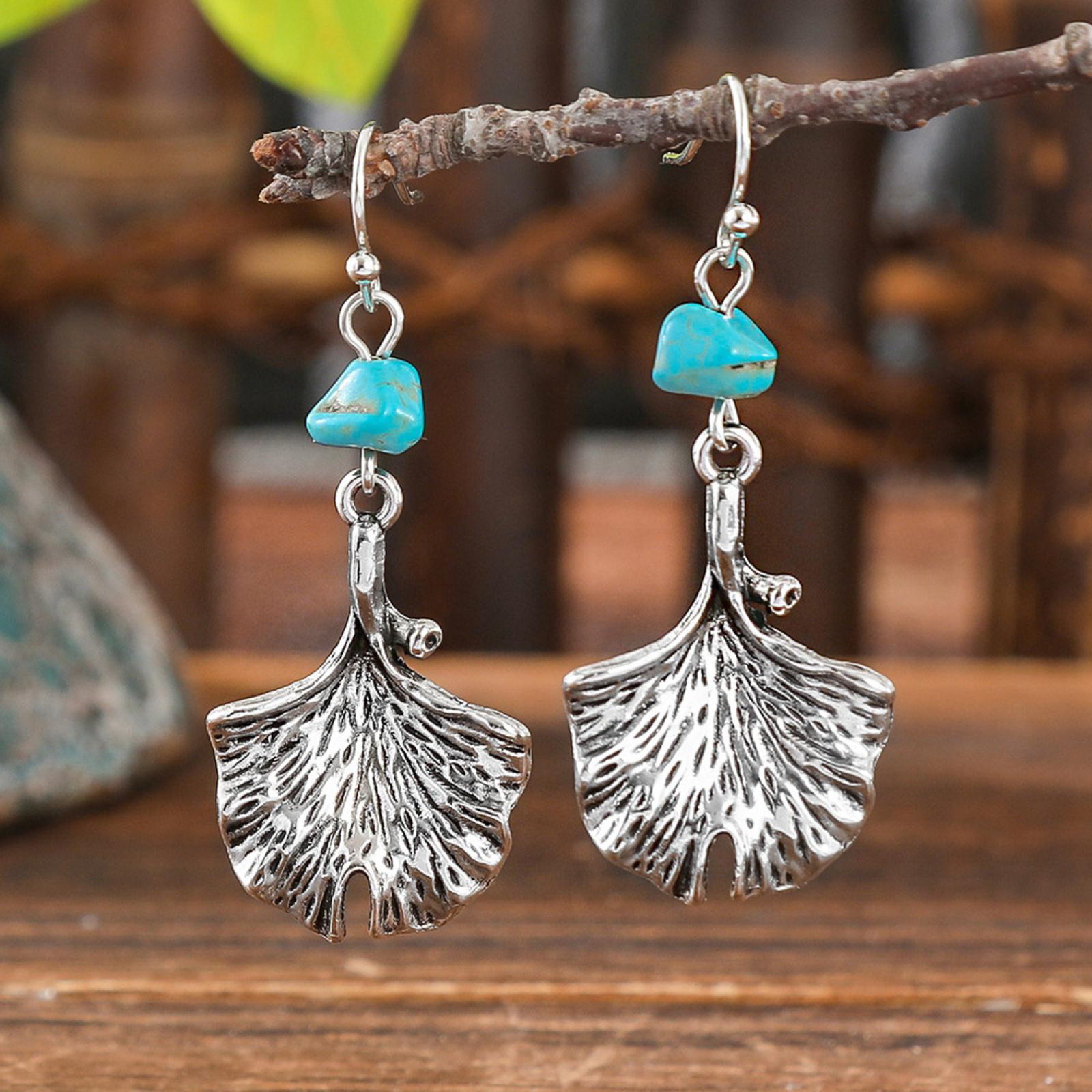 

Personalized Vintage Blue Crystal Women s Earrings Generous Earrings One Size синій