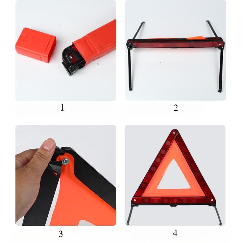 Car Triangle Reflective Tripod Emergency Breakdown Warning Sign Car Accessories